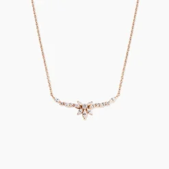 Collier Davena Argent Rose Oxyde De Zirconium