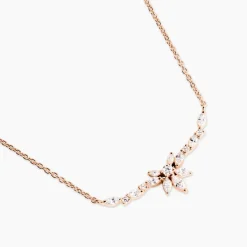 Collier Davena Argent Rose Oxyde De Zirconium