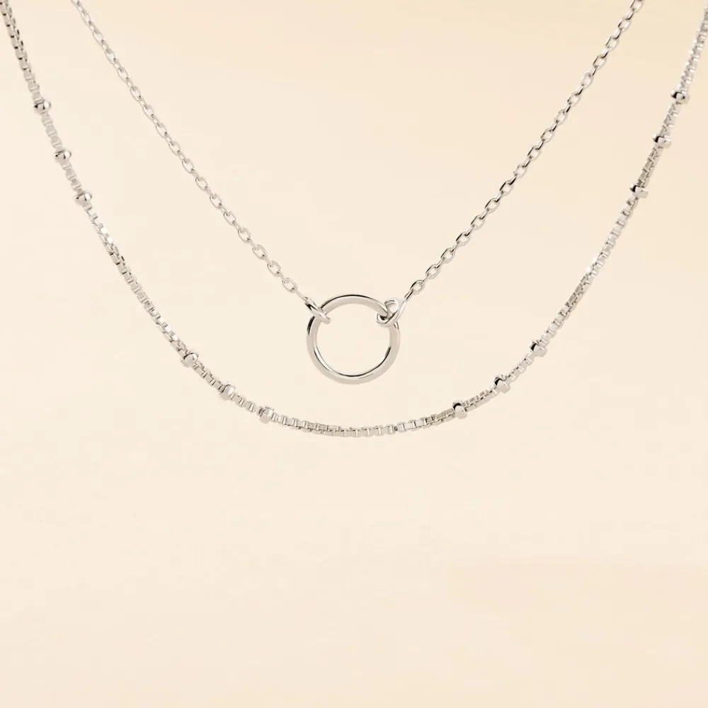 Collier Dayana Argent Blanc|Marc Orian Sale