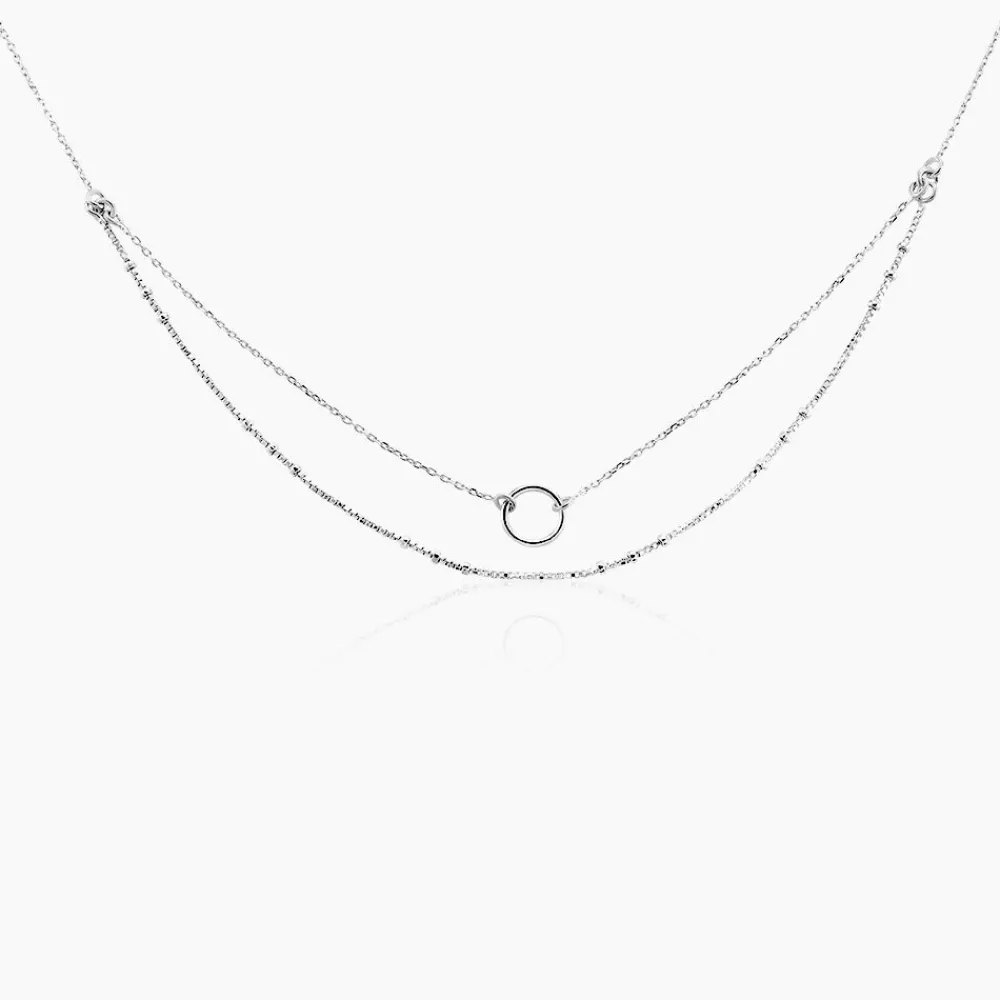 Collier Dayana Argent Blanc|Marc Orian Sale