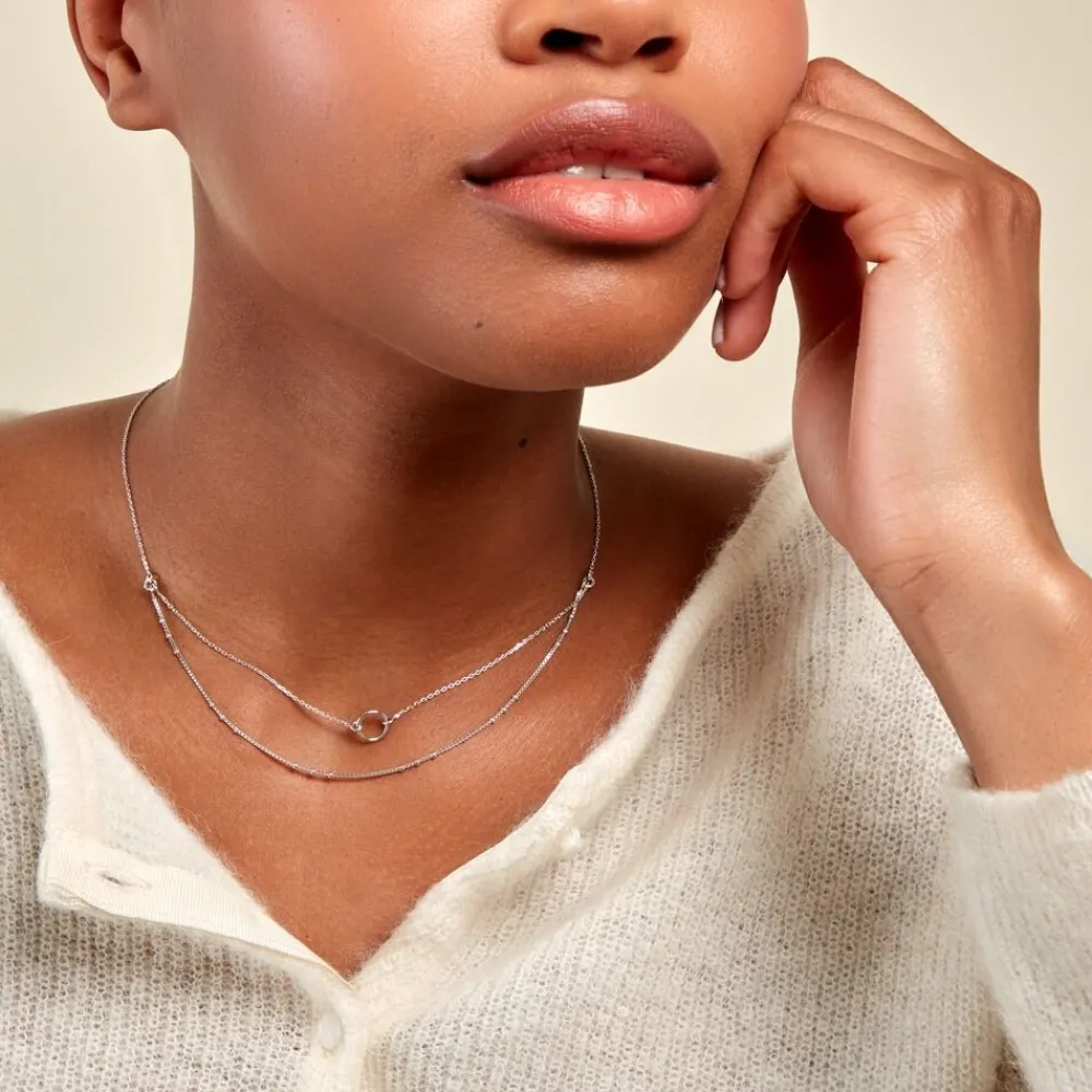 Collier Dayana Argent Blanc|Marc Orian Sale