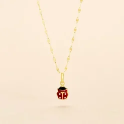 Collier Deena Or Jaune Oxyde De Zirconium
