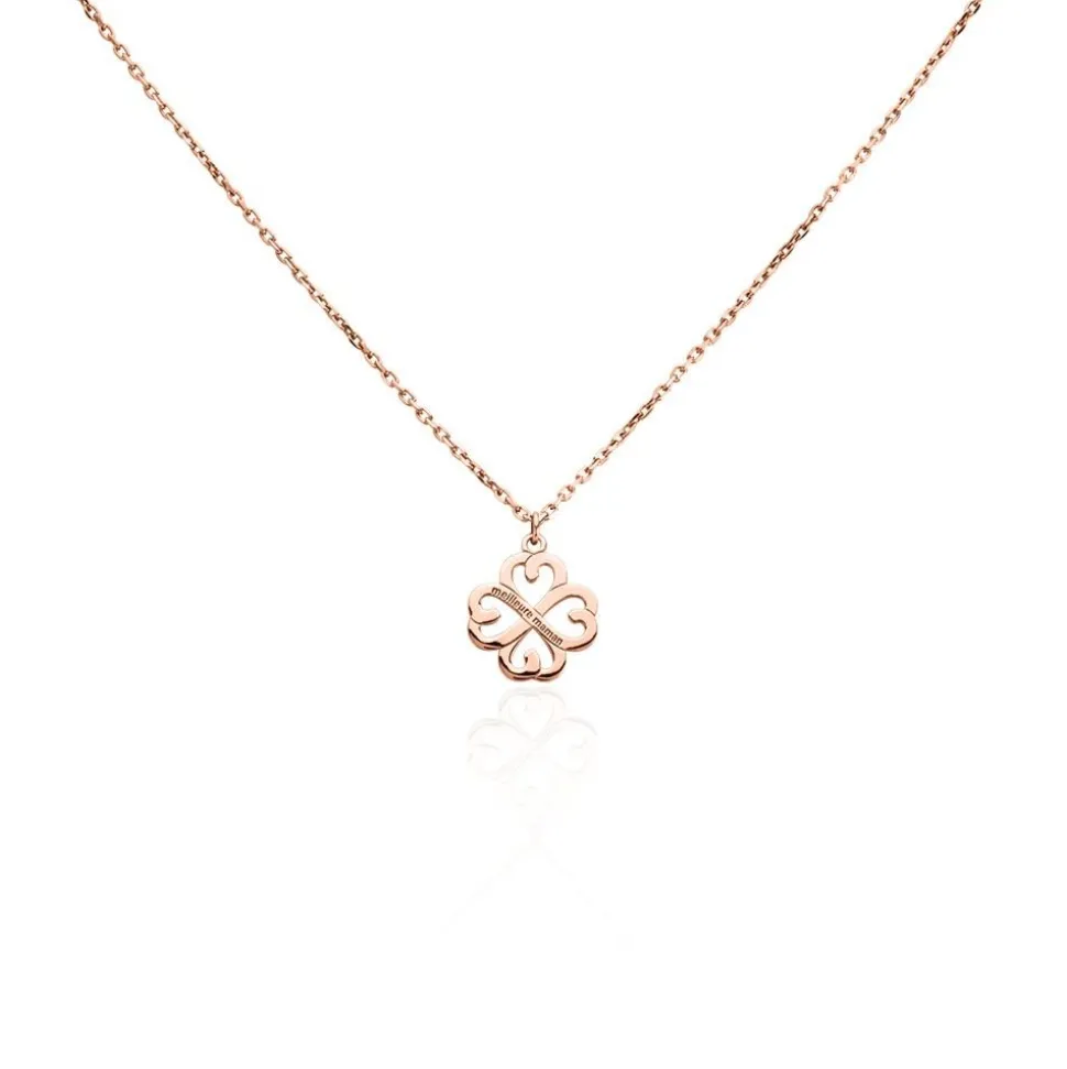 Collier Delmira Argent Rose