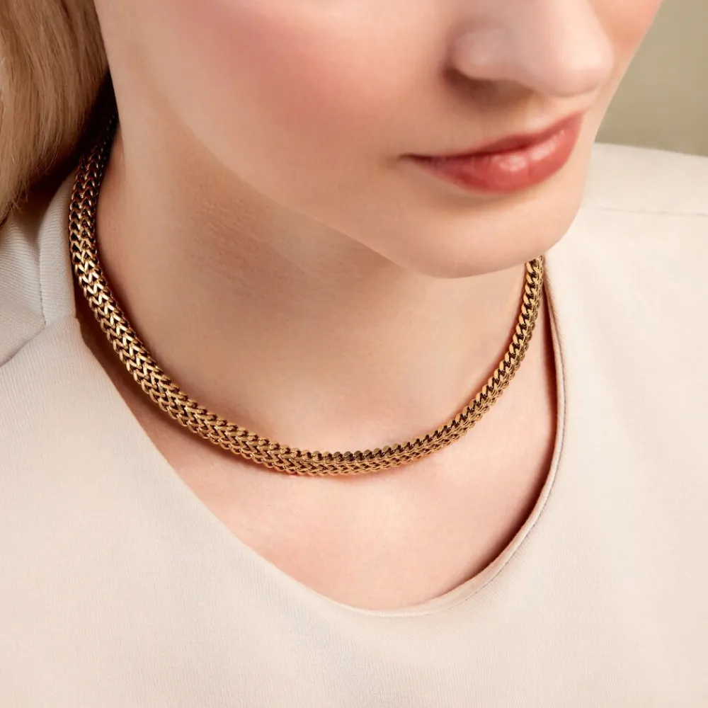 Collier Denia Acier Jaune|Marc Orian Outlet