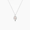 Collier Deniz Argent Blanc Perle De Culture Et Oxyde De Zirconium