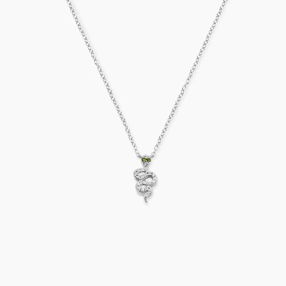 Collier Desert Argent Blanc Oxyde De Zirconium