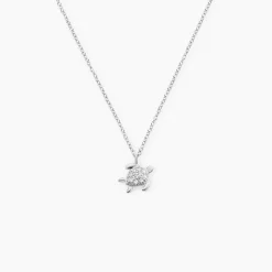 Collier Desert Argent Blanc Oxyde De Zirconium