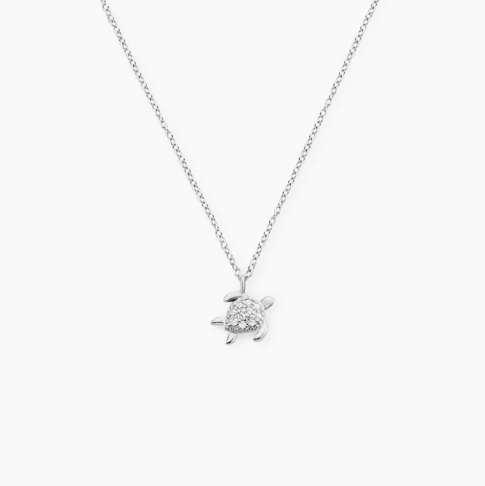 Collier Desert Argent Blanc Oxyde De Zirconium