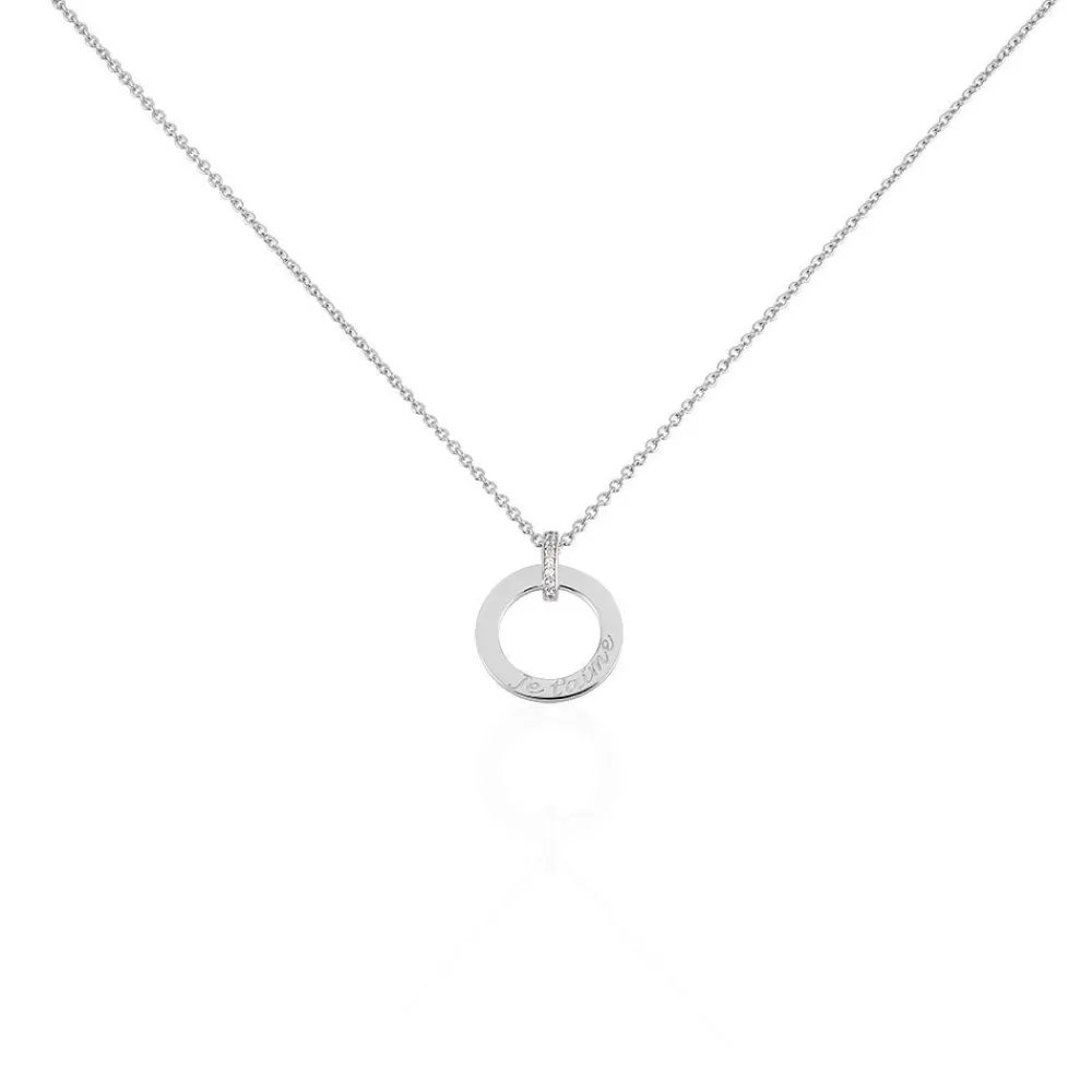 Collier Desirat Argent Blanc Oxyde De Zirconium|Marc Orian Hot