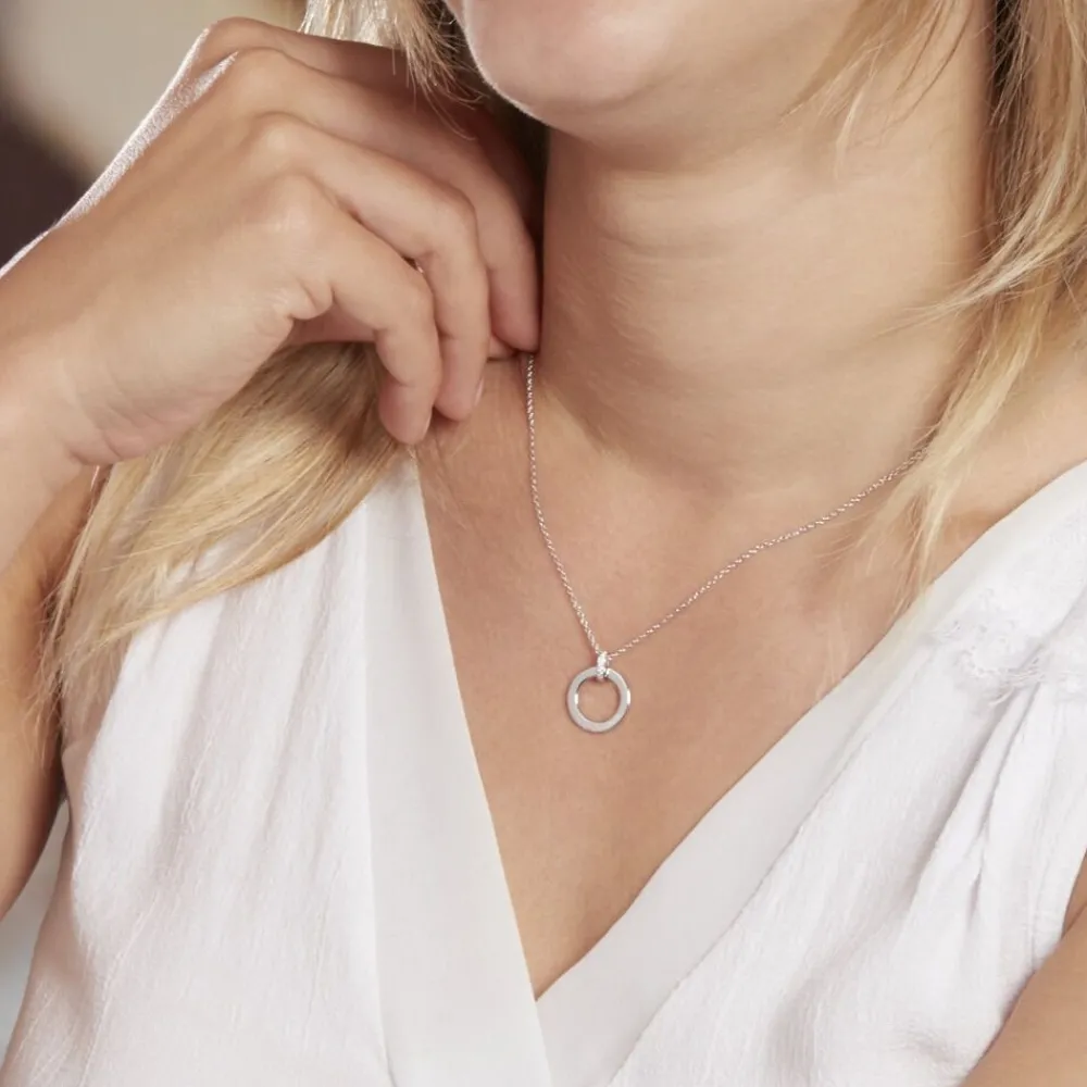 Collier Desirat Argent Blanc Oxyde De Zirconium|Marc Orian Hot