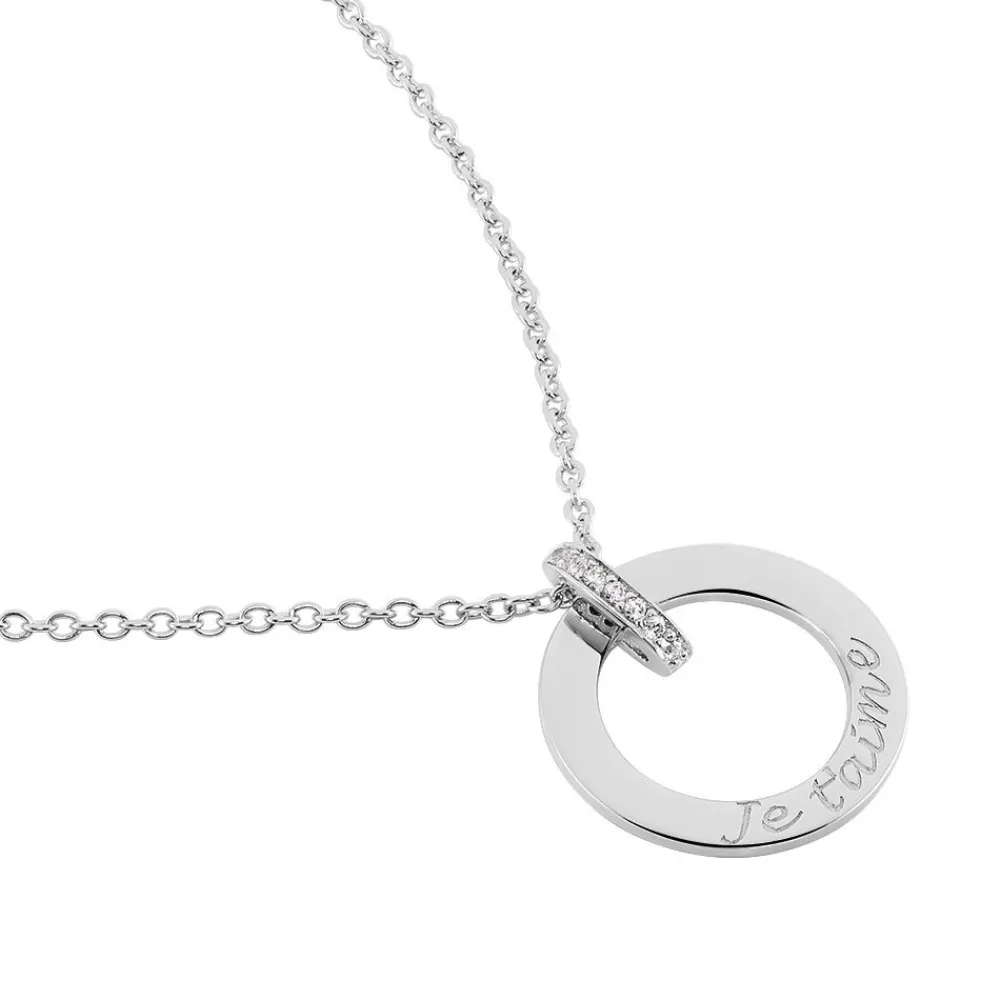 Collier Desirat Argent Blanc Oxyde De Zirconium|Marc Orian Hot