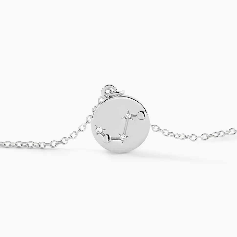 Collier Despina Argent Blanc Oxyde De Zirconium