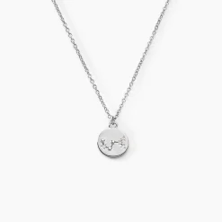 Collier Despina Argent Blanc Oxyde De Zirconium