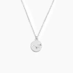 Collier Despina Argent Blanc Oxyde De Zirconium|Marc Orian Discount