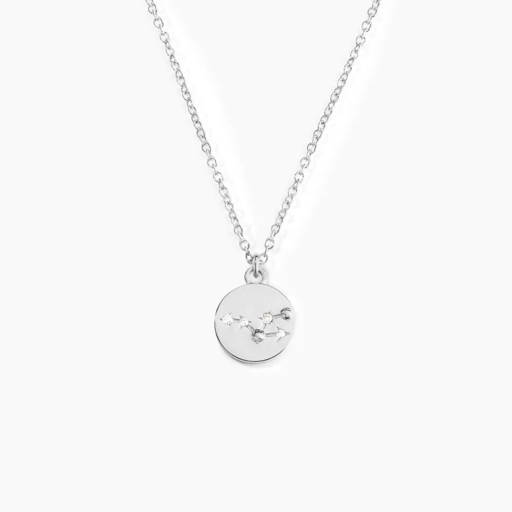 Collier Despina Argent Blanc Oxyde De Zirconium|Marc Orian Discount