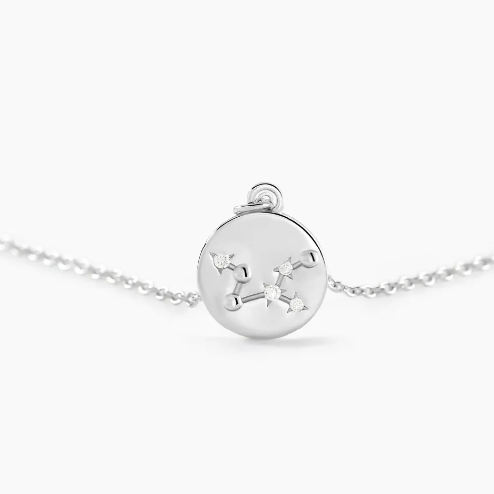 Collier Despina Argent Blanc Oxyde De Zirconium|Marc Orian Clearance