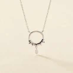 Collier Dhyana Argent Blanc