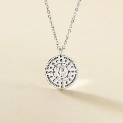 Collier Dhyana Argent Blanc Oxyde De Zirconium