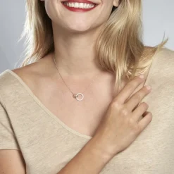 Collier Dita Argent Blanc Oxyde De Zirconium|Marc Orian New