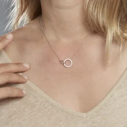 Collier Dita Argent Blanc Oxyde De Zirconium|Marc Orian New