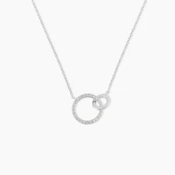 Collier Dita Argent Blanc Oxyde De Zirconium|Marc Orian New