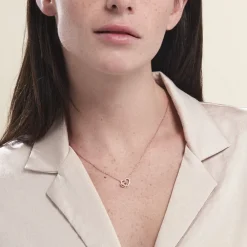 Collier Donatiane Argent Rose Oxyde De Zirconium|Marc Orian Clearance