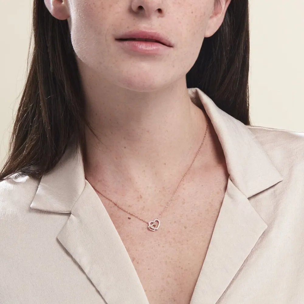 Collier Donatiane Argent Rose Oxyde De Zirconium|Marc Orian Clearance
