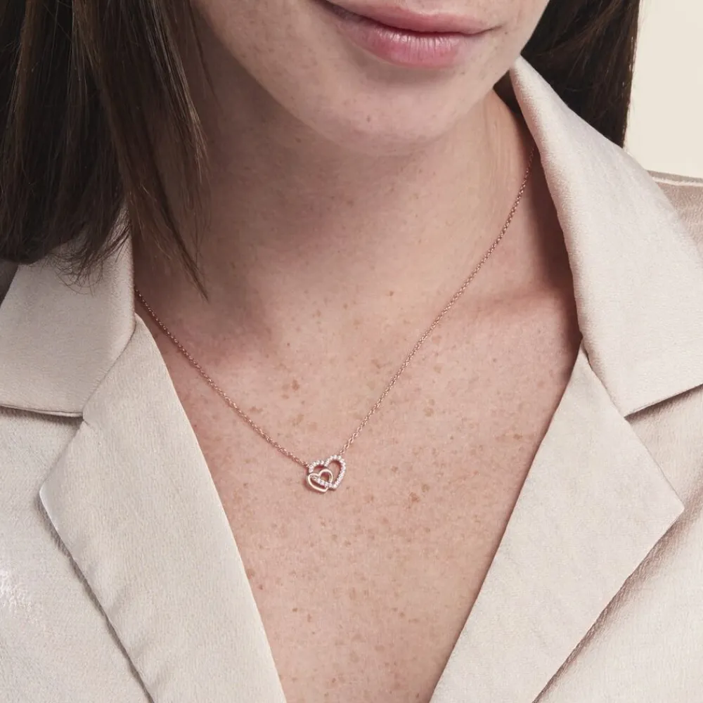 Collier Donatiane Argent Rose Oxyde De Zirconium|Marc Orian Clearance