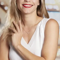 Collier Doralisa Argent Blanc Oxyde De Zirconium|Marc Orian Best