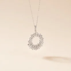 Collier Doretta Argent Blanc Oxyde De Zirconium