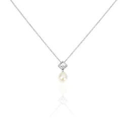 Collier Drusilla Argent Blanc Perle De Culture Et Oxyde De Zirconium|Marc Orian Sale