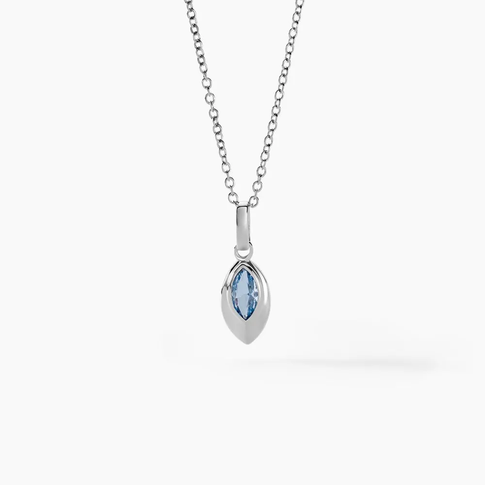 Collier Duchesse Argent Blanc Oxyde De Zirconium|Marc Orian