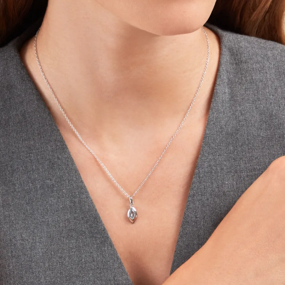 Collier Duchesse Argent Blanc Oxyde De Zirconium|Marc Orian