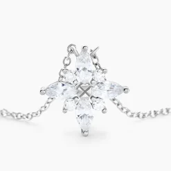 Collier Eclat Argent Blanc Oxyde De Zirconium