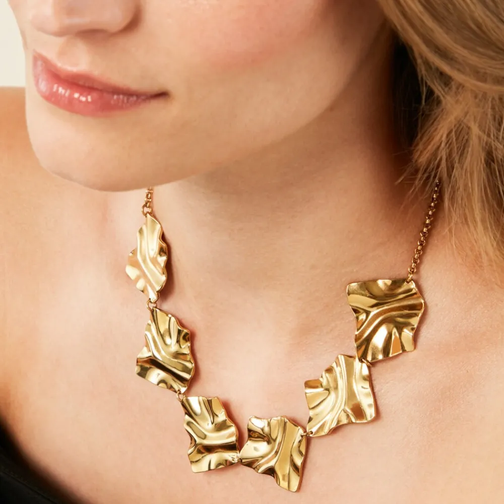 Collier Ecorsia Acier Jaune|Marc Orian Hot