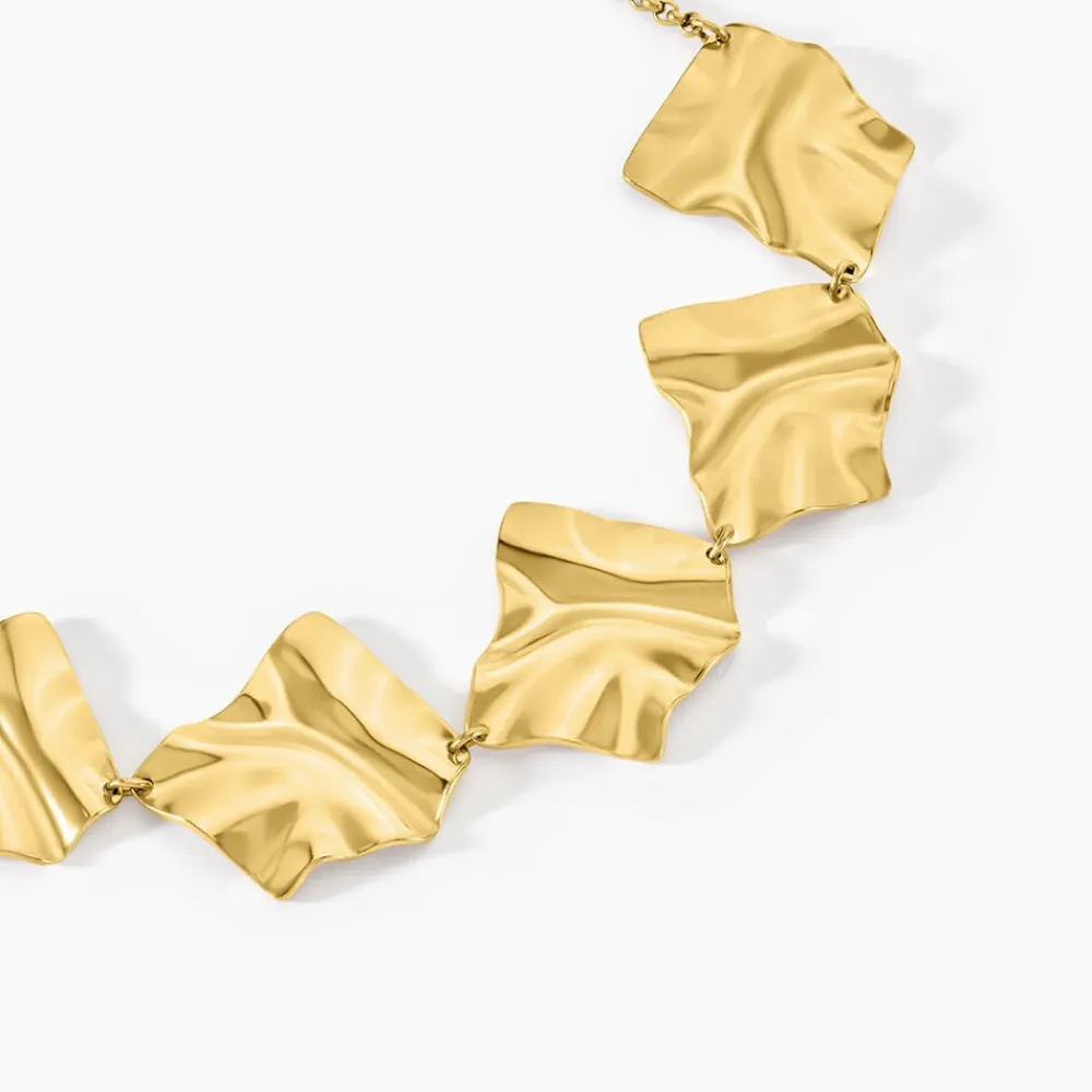 Collier Ecorsia Acier Jaune|Marc Orian Hot