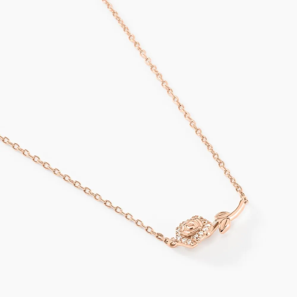 Collier Edenia Argent Rose Oxyde De Zirconium|Marc Orian New