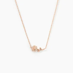 Collier Edenia Argent Rose Oxyde De Zirconium|Marc Orian New