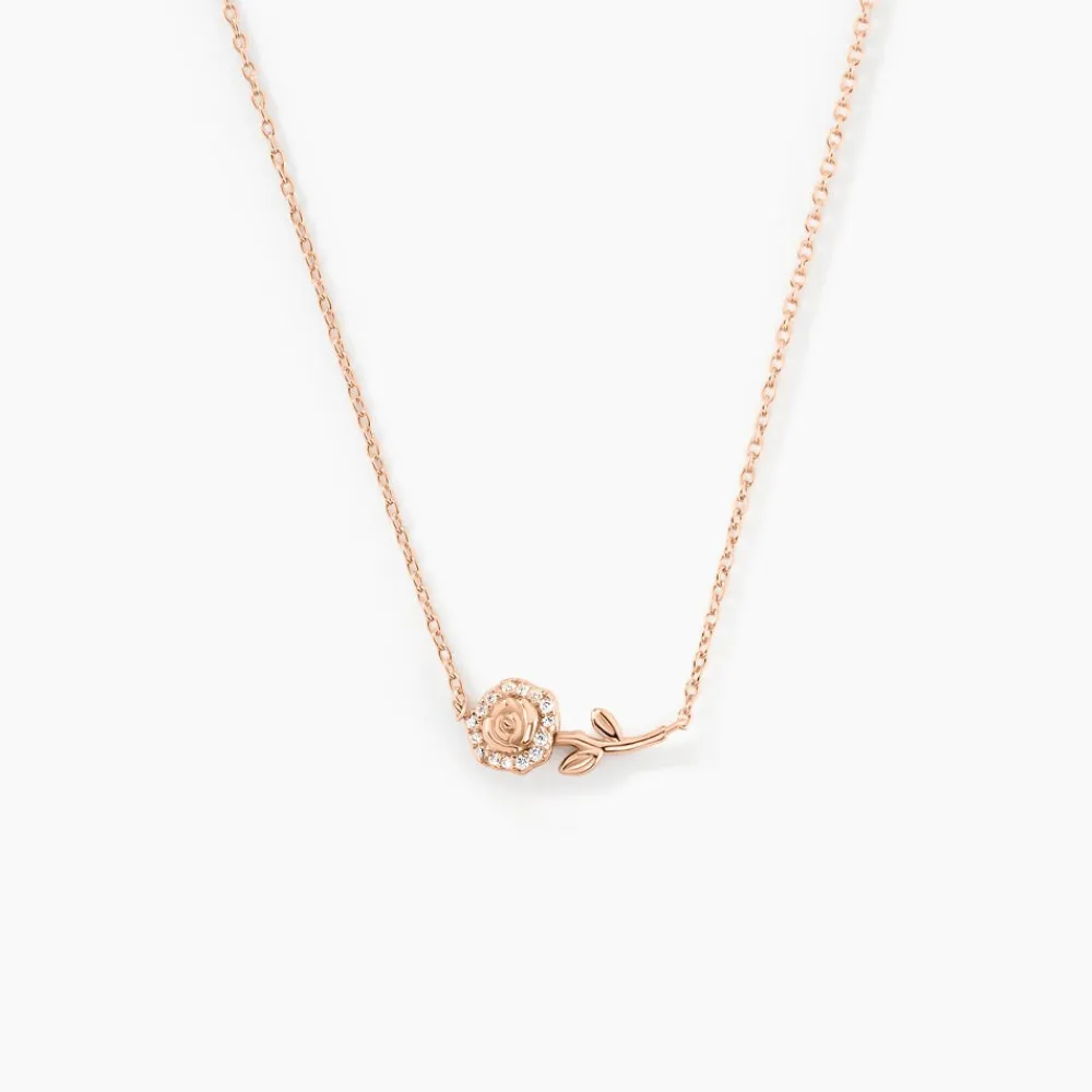 Collier Edenia Argent Rose Oxyde De Zirconium|Marc Orian New