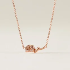 Collier Edenia Argent Rose Oxyde De Zirconium|Marc Orian New