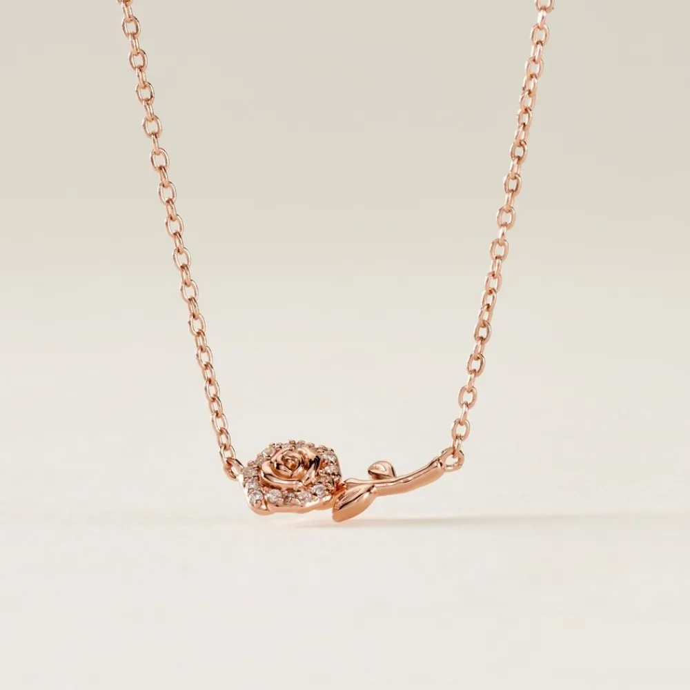 Collier Edenia Argent Rose Oxyde De Zirconium|Marc Orian New