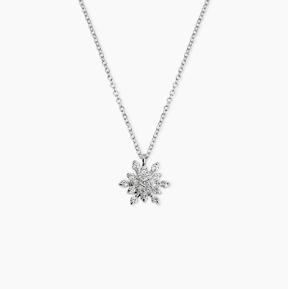 Collier Effie Argent Blanc Oxyde De Zirconium