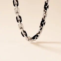Collier Eirik Acier Bicolore