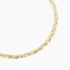 Collier Elae Argent Bicolore