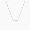 Collier Elea Argent Blanc Perle De Culture Oxyde De Zirconium