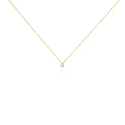 Collier Elfa Or Jaune Diamant