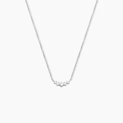 Collier Elinore Argent Blanc Oxyde De Zirconium