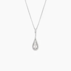 Collier Elorah Argent Blanc Oxyde De Zirconium