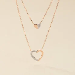 Collier Emilia Or Rose Diamant|Marc Orian New