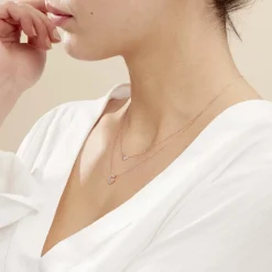 Collier Emilia Or Rose Diamant|Marc Orian New